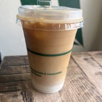 Iced oat/espresso latte   at The Bean Counter Cafe in Picton