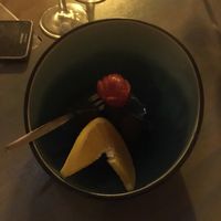 “Love bomb”, vegan dark chocolate dessert at Bubbles and Bites in Cascais