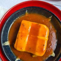 Vegan francesinha at Casanova in Porto