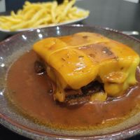 Francesinha at Casanova in Porto