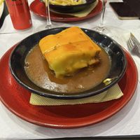 Vegan francesinha  at Casanova in Porto