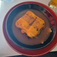 Vegan francesinha at Casanova in Porto