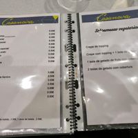 Vegan (vegetarian strict) menu at Casanova in Porto