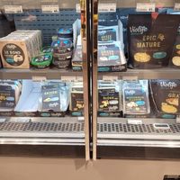 Vegan cheese at Life Foodstore Grünerløkka in Oslo