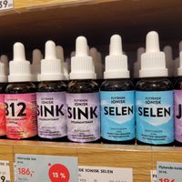 Vegan supplements at Life Foodstore Grünerløkka in Oslo