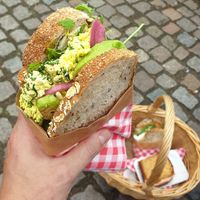 No-egg salad sandwich at Bairro Alto in Nijmegen