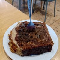 Espresso walnut cake at Bairro Alto in Nijmegen