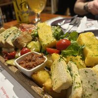 Vegan platter  at Klopa in Sarajevo