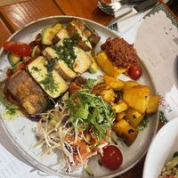 Delicious house specials. Very aware of vegan meals. Terrific!   at Klopa in Sarajevo