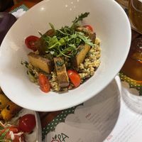 Risotto with tofu   at Klopa in Sarajevo