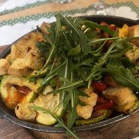 Tofu pot  at Klopa in Sarajevo