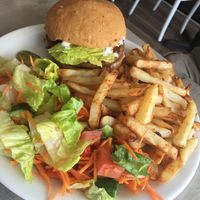 Best fries ever!!! (So fresh and crispy) at Nabati Bistro in Montreal
