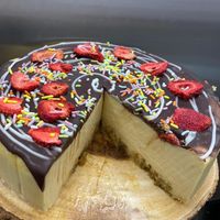 Vegan Cheesecake! at Happy Zoe Vegan Bakery in Brooklyn