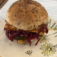 Vegan Tempeh Sensation, it’s absolutely 💯 sensational   at Happy Zoe Vegan Bakery in Brooklyn