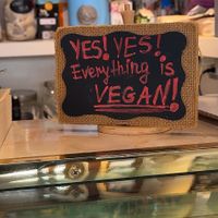   at Happy Zoe Vegan Bakery in Brooklyn