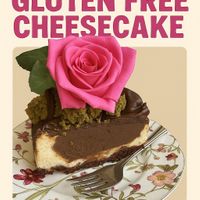 Vegan gluten free cheesecake   at Happy Zoe Vegan Bakery in Brooklyn