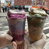 Raw vegan sugar free gluten free banana whips   at Happy Zoe Vegan Bakery in Brooklyn