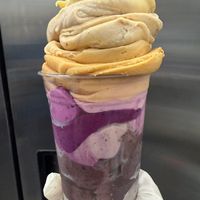 Raw vegan blueberry mango whip   at Happy Zoe Vegan Bakery in Brooklyn