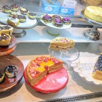 Just some of the amazing selection! at Happy Zoe Vegan Bakery in Brooklyn