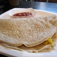 Gluten Free Breakfast Crepe. at Happy Zoe Vegan Bakery in Brooklyn