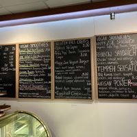 Menu (some items rotate or change) at Happy Zoe Vegan Bakery in Brooklyn