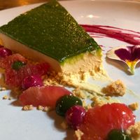 Incredible vegan cheesecake  at XYST in New York City