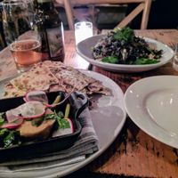 Cashew Halloumi and Tempeh Caesar Salad at XYST in New York City