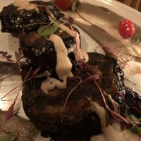Eggplant entree at XYST in New York City
