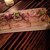 TRUFFLE CHEESE CROSTINI. (FOCACCIA. THYME.) - usual serving is two pieces at XYST in New York City