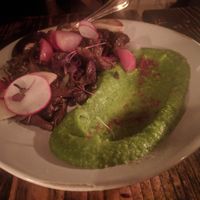 WILD + CULTIVATED MUSHROOMS. (HERBED FREGULA. MARINATED TOMATOES. ) at XYST in New York City
