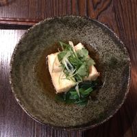Agedashi tofu at Pettirosso in Kyoto