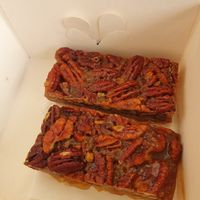 Pecan pie at Hillgate Cakery in Stockport