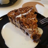 Blueberry Crumble Cake at Hillgate Cakery in Stockport