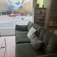 Games and seeing in the cafe   at Lucky Cat Cafe in Annerley