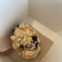 Blueberry and lemon   at Lucky Cat Cafe in Annerley