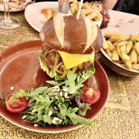 Vegan burger  at Comptoir V in North West London