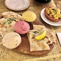 Vegan appetizer at Comptoir V in North West London