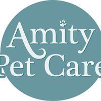 Amity Pet Care's new logo at Pino's Pals Premium Cat Care in Redhill