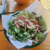 House salad lemon tahini dressing at Three Carrots - Fountain Square in Indianapolis