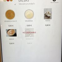 Salsas  at The Vurger in Valencia