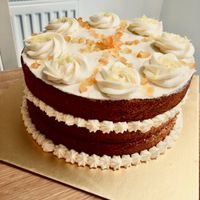 Lemon cake at Chews Without Moos in Rotherham