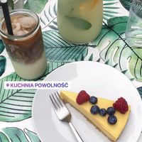 mango tofu cheesecake   at Kuchnia PoWolność in Poznan