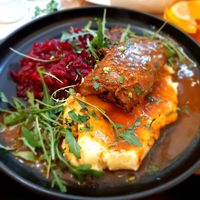 Beef roll at Kuchnia PoWolność in Poznan