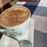 Pumpkin spice coffe  at Kuchnia PoWolność in Poznan