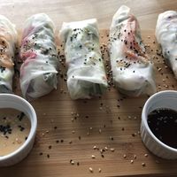 Summer rolls at Kuchnia PoWolność in Poznan