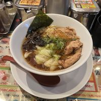 Vegan ramen with all root vegetables and char siu   at Kyushu Jangara Ramen - Ginza in Tokyo