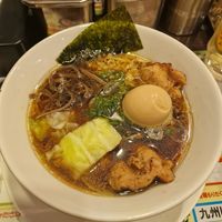 Vegan, I added an egg at Kyushu Jangara Ramen - Ginza in Tokyo