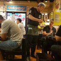 place with locals at Kyushu Jangara Ramen - Ginza in Tokyo