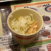 Picked vegetables at Kyushu Jangara Ramen - Ginza in Tokyo