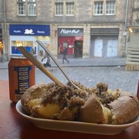   at The Baked Potato Shop in Edinburgh